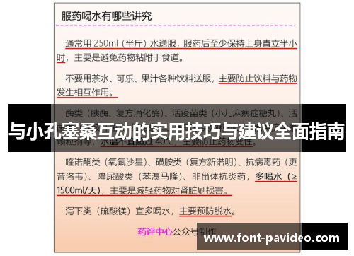 与小孔塞桑互动的实用技巧与建议全面指南